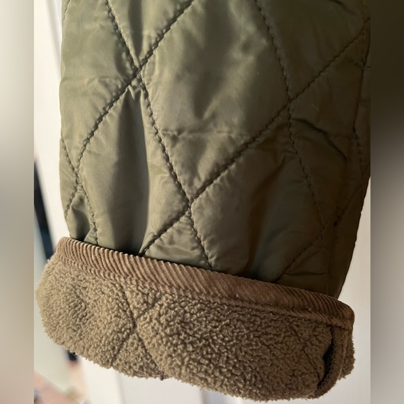 Talbots Fleece-lined Quilted Barn Jacket with or without belt, M - Picture 7 of 8